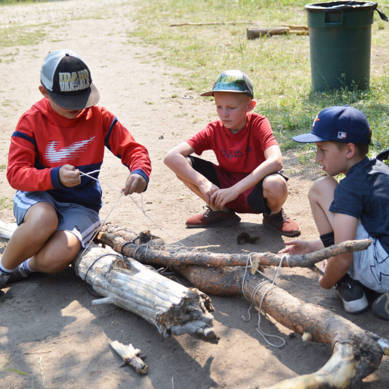 Learning life skills in the outdoors